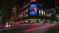 Shanghai Nanjing West Road at night